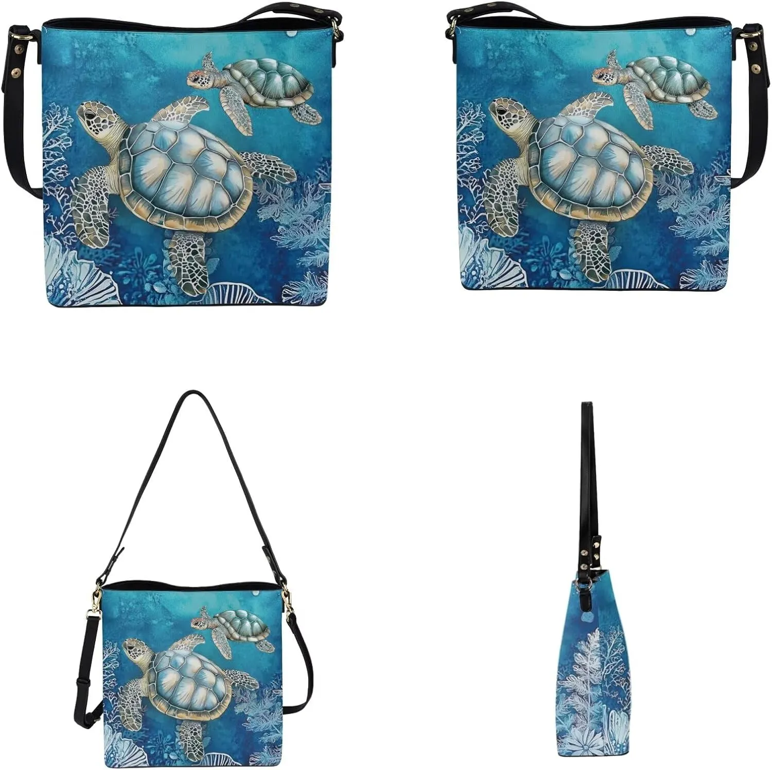 Womens Purses and Handbags Fashion Office Work Handbag Purse 2Pcs Set