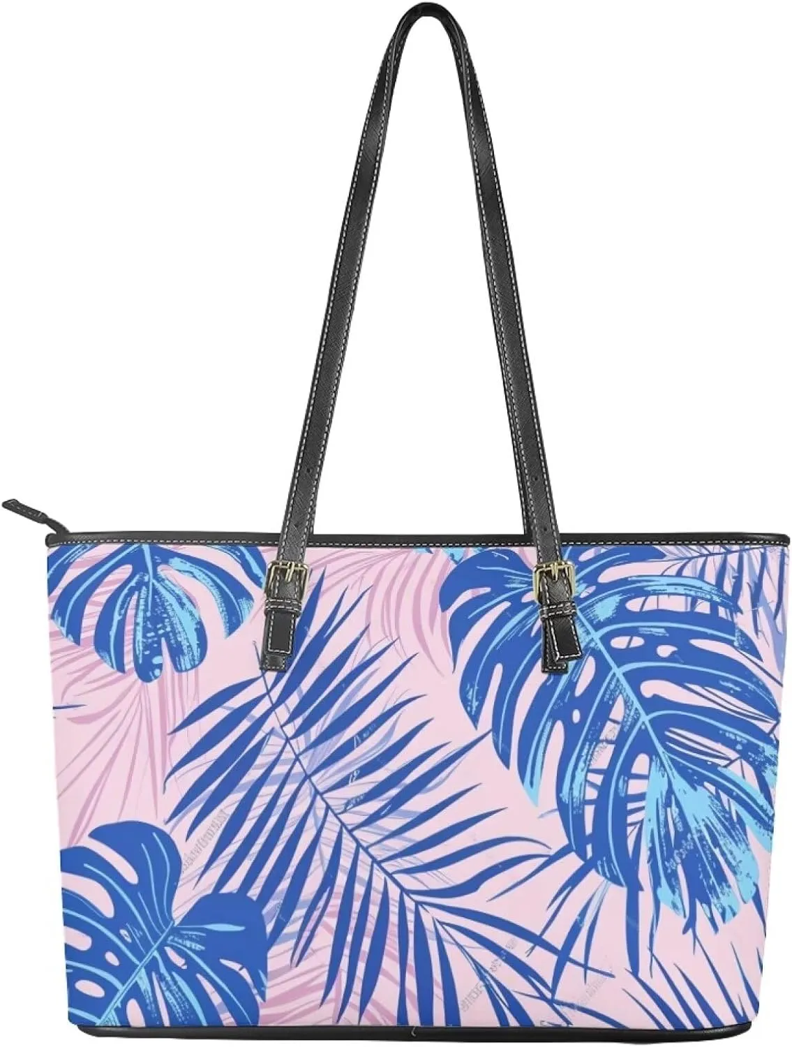Women's Soft Faux Leather Tote Bag Casual Handbags and Purses for Travel