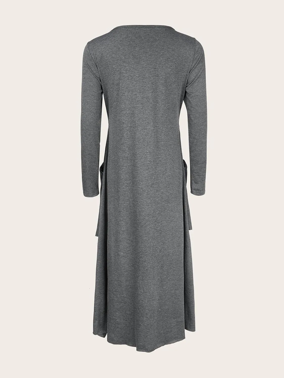 Womens Wedding Guest Maxi Dresses 2024 Fall Swing Ruffle Dress Irregular Hem A Line Flowy Long Sleeve Tiered
