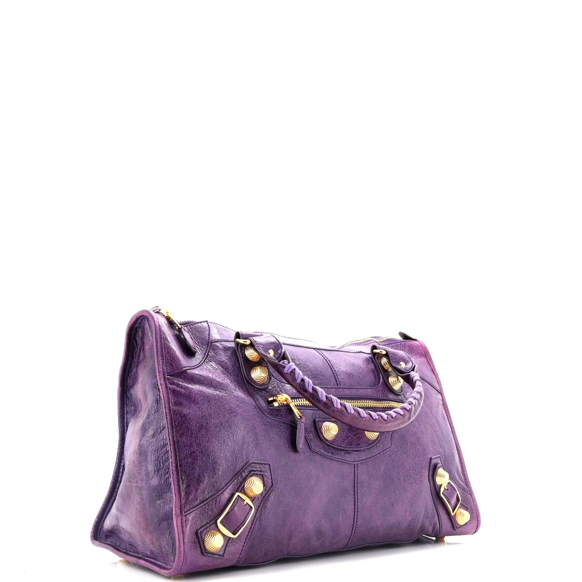 Work Giant Studs Bag Leather