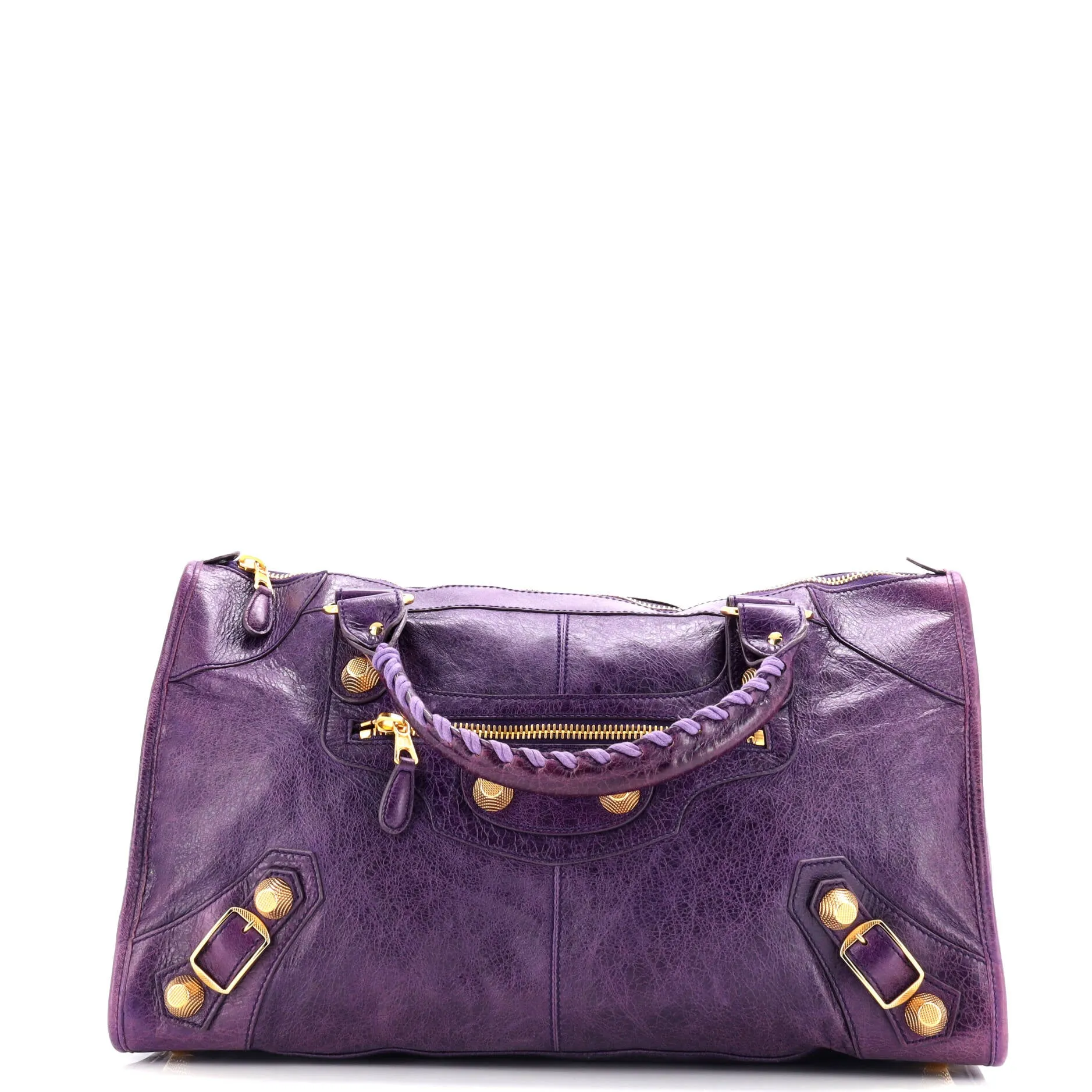 Work Giant Studs Bag Leather