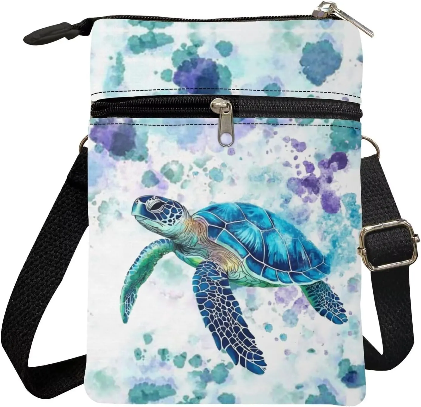 Xpyiqun Canvas Cross-body Bags for Women Small Cellphone Purse Shoulder Handbag