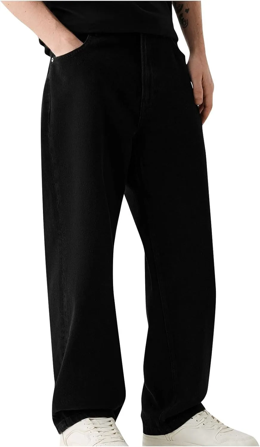 Y2k Baggy Jeans for Men Mexican Big and Tall Denim Jeans Pants Skater Wide Leg Carpenter Pants Streetwear Clothing