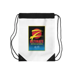Z-Ultimate White Drawstring Bag